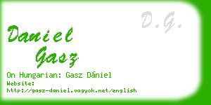 daniel gasz business card